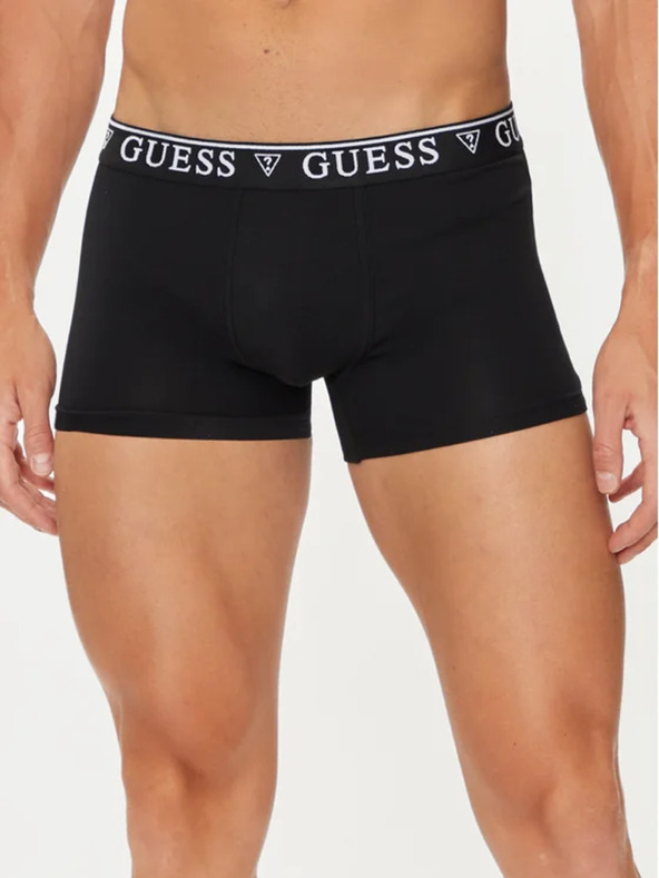Guess Jeans Pánské černé boxerky kcd31 Guess jeans