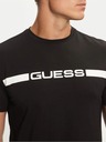 Guess Jeans Pánské černé triko Guess Joe Single Jet Black