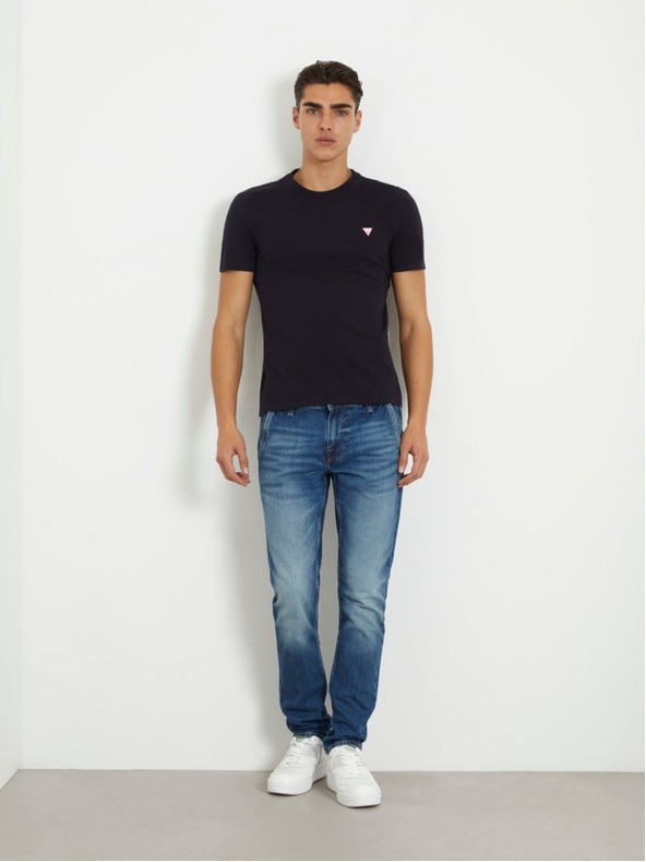Guess Jeans Pánské tmavě modré slim fit triko G7V2 Guess jeans