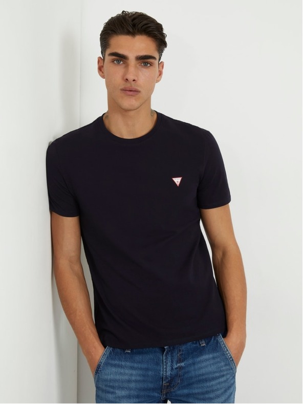 Guess Jeans Pánské tmavě modré slim fit triko G7V2 Guess jeans
