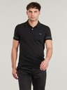 Guess Jeans Pánské černé polo triko Nolan Guess jeans