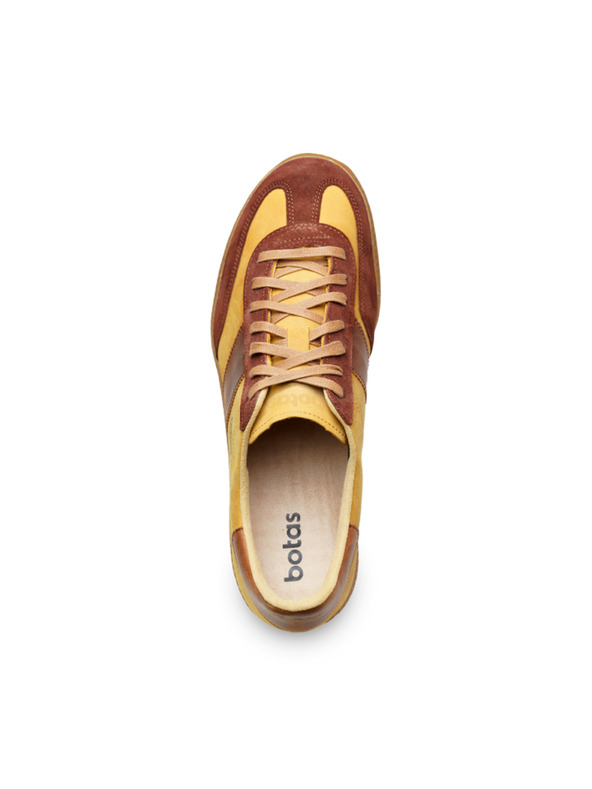 BOTAS *** Dámské kožené tenisky / botasky hnědé Botas Iconic Caramel