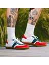 BOTAS *** Dámské kožené tenisky / botasky červeno-zeleno-bílé Botas Iconic Mexiko 68