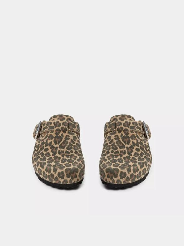 Sofie Schnoor Hnědé dámské vzorované pantofle Sofie Schnoor