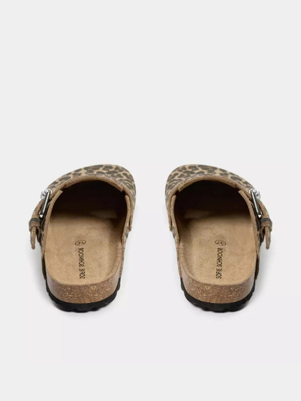 Sofie Schnoor Hnědé dámské vzorované pantofle Sofie Schnoor