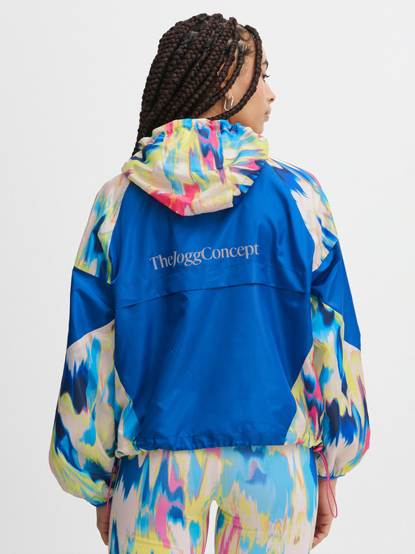 The Jogg Concept Modrá dámská vzorovaná bunda The Jogg Concept