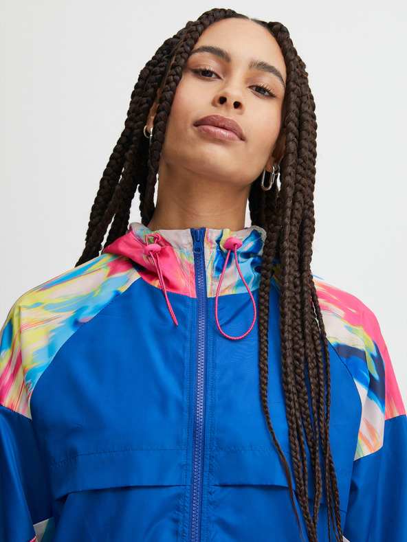 The Jogg Concept Modrá dámská vzorovaná bunda The Jogg Concept