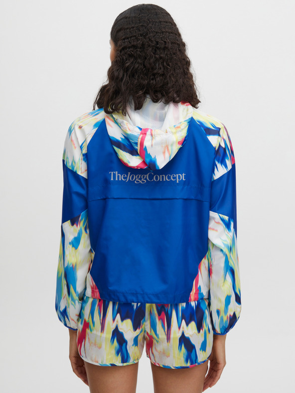 The Jogg Concept Modrá dámská vzorovaná bunda The Jogg Concept
