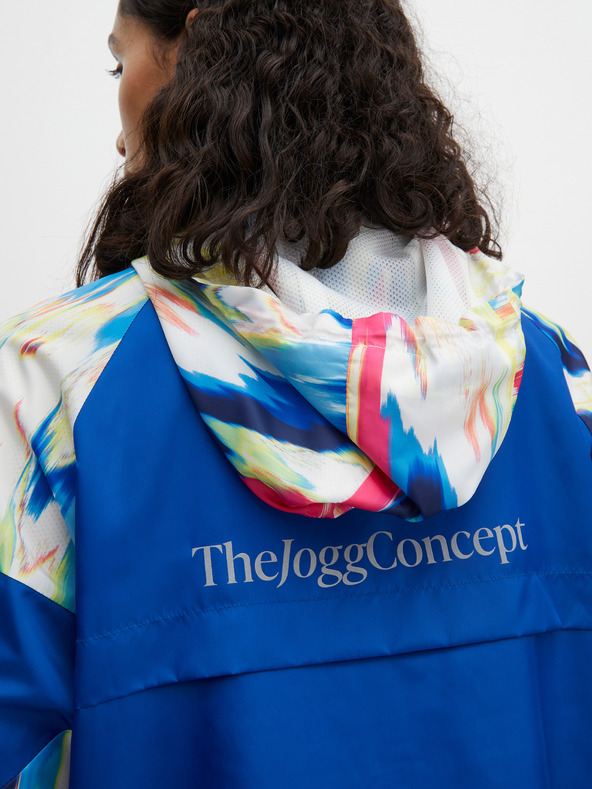 The Jogg Concept Modrá dámská vzorovaná bunda The Jogg Concept