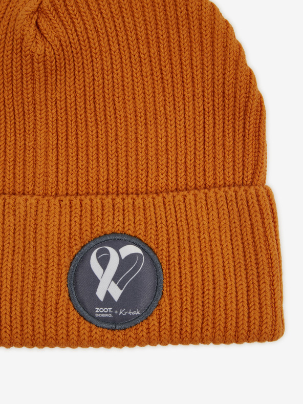 DOBRO Oranžová čepice Krtek & DOBRO.