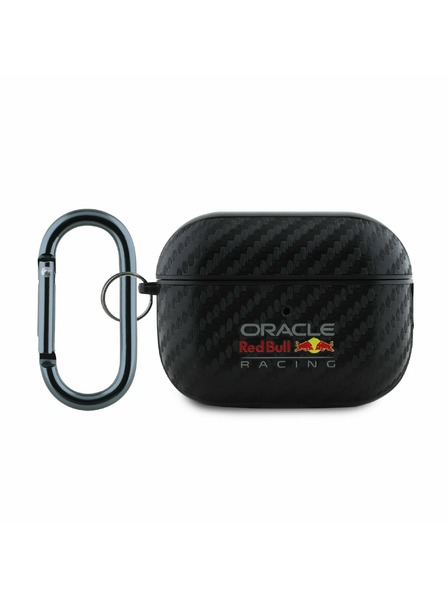 Oracle Red Bull Racing Red Bull PU Karbonové Pouzdro pro AirPods Pro 2 Black