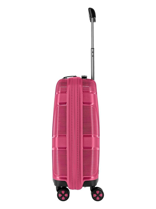 IMPACKT Cestovní kufr IMPACKT IP1 S Flora pink