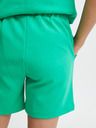 The Jogg Concept Zelené dámské teplákové kraťasy The Jogg Concept
