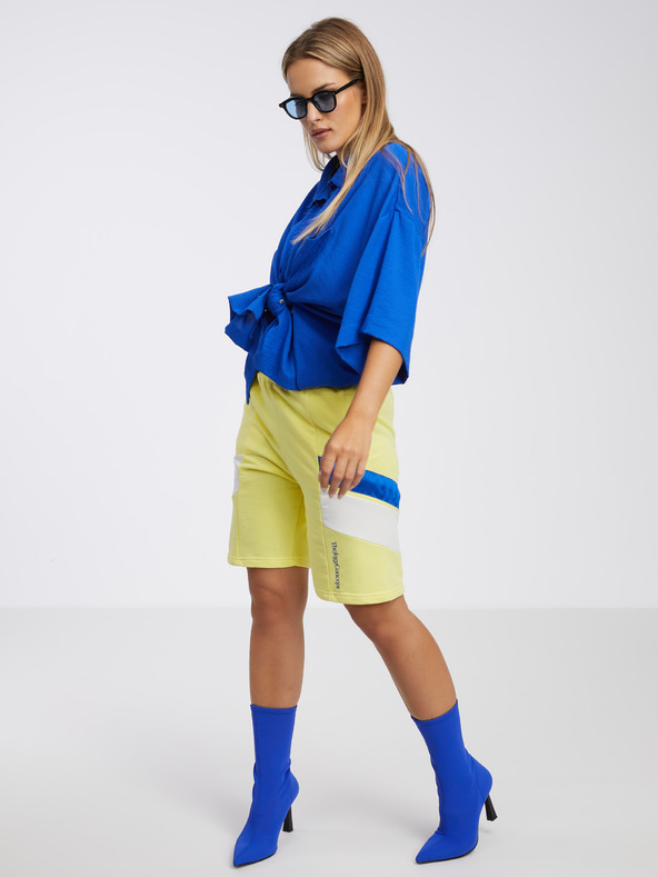 The Jogg Concept Žluté dámské kraťasy The Jogg Concept