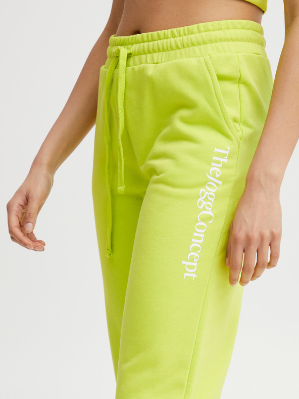 The Jogg Concept Světle zelené dámské tepláky The Jogg Concept