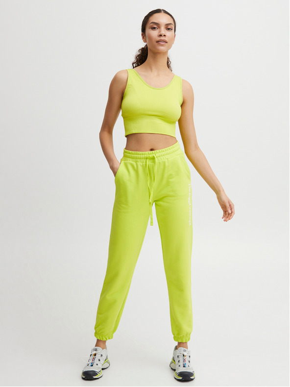 The Jogg Concept Světle zelené dámské tepláky The Jogg Concept