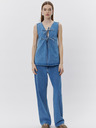 Sofie Schnoor Modrý dámský džínový top Sofie Schnoor