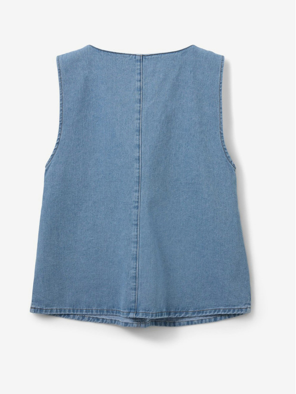 Sofie Schnoor Modrý dámský džínový top Sofie Schnoor