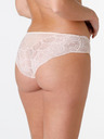 Wonderbra Krémové dámské krajkové kalhotky Wonderbra GLAMOUR SHORTY
