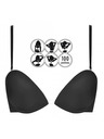 Wonderbra Černá dámská víceúčelová push-up podprsenka Wonderbra MULTIWAY BRA