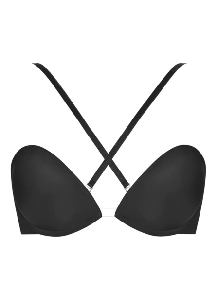 Wonderbra Černá dámská víceúčelová push-up podprsenka Wonderbra MULTIWAY BRA