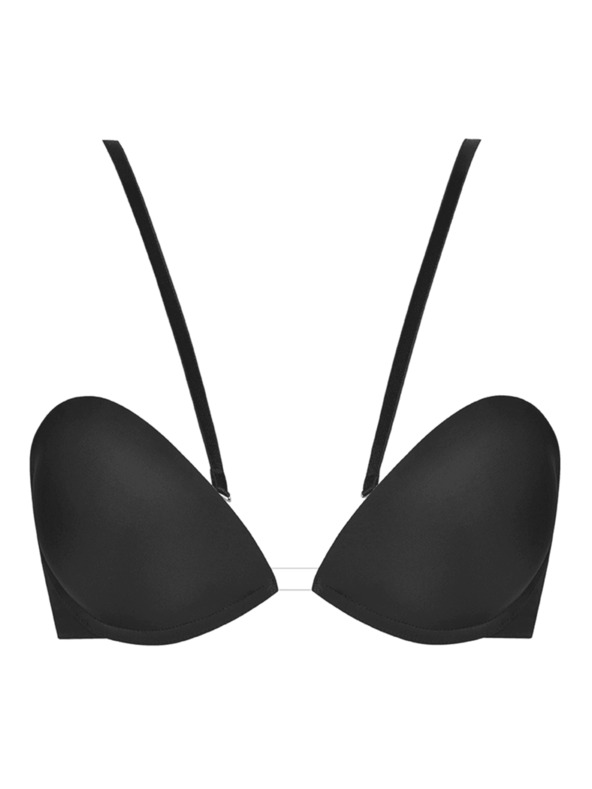 Wonderbra Černá dámská víceúčelová push-up podprsenka Wonderbra MULTIWAY BRA