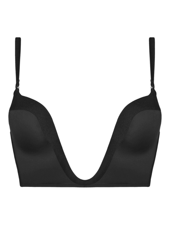 Wonderbra Černá dámská podprsenka Wonderbra ULTIMATE PLUNGE