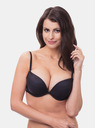 Wonderbra Černá dámská push up podprsenka Wonderbra FULL EFFECT PLAIN BRA