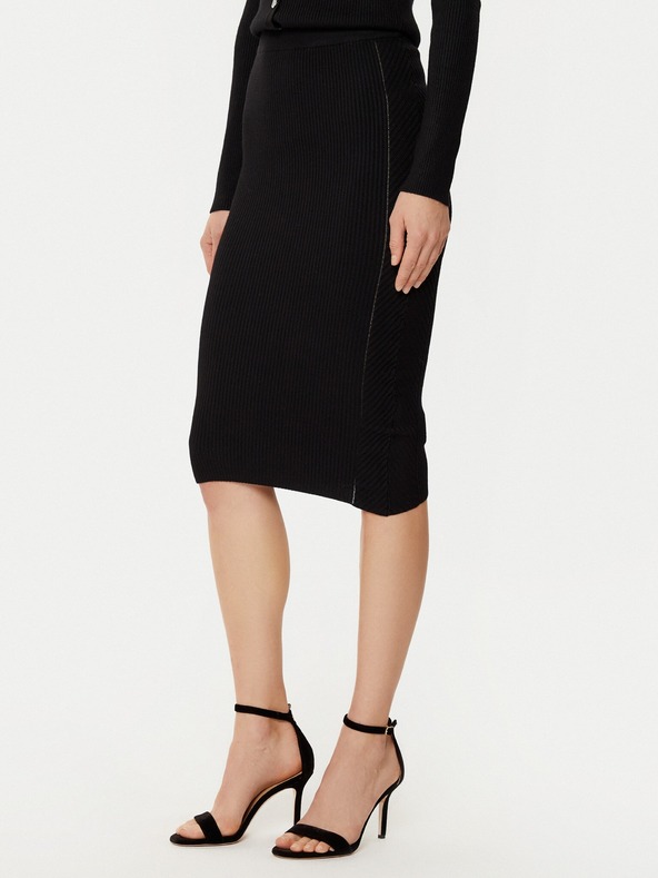 Guess Jeans Dámská černá sukně Guess jeans