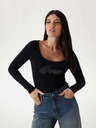 Guess Jeans Dámské černé strečové body Guess jeans
