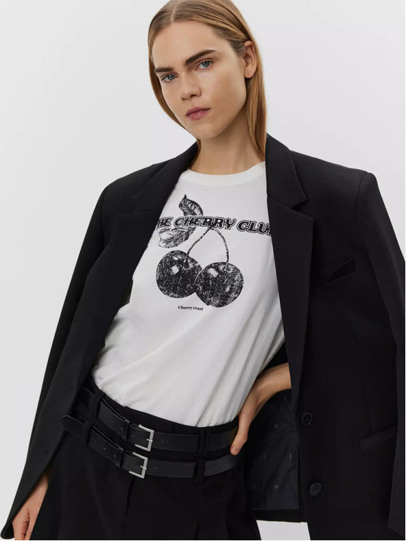 Sofie Schnoor Bílé dámské tričko Sofie Schnoor