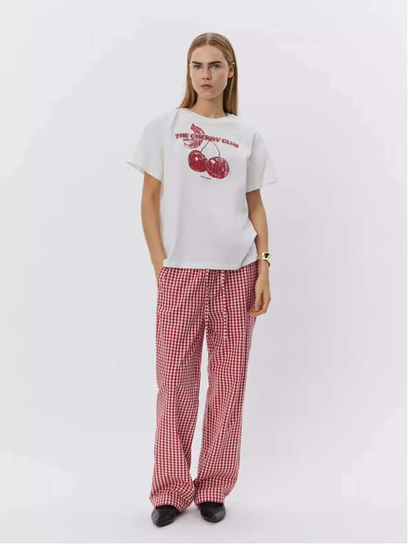 Sofie Schnoor Bílé dámské tričko Sofie Schnoor