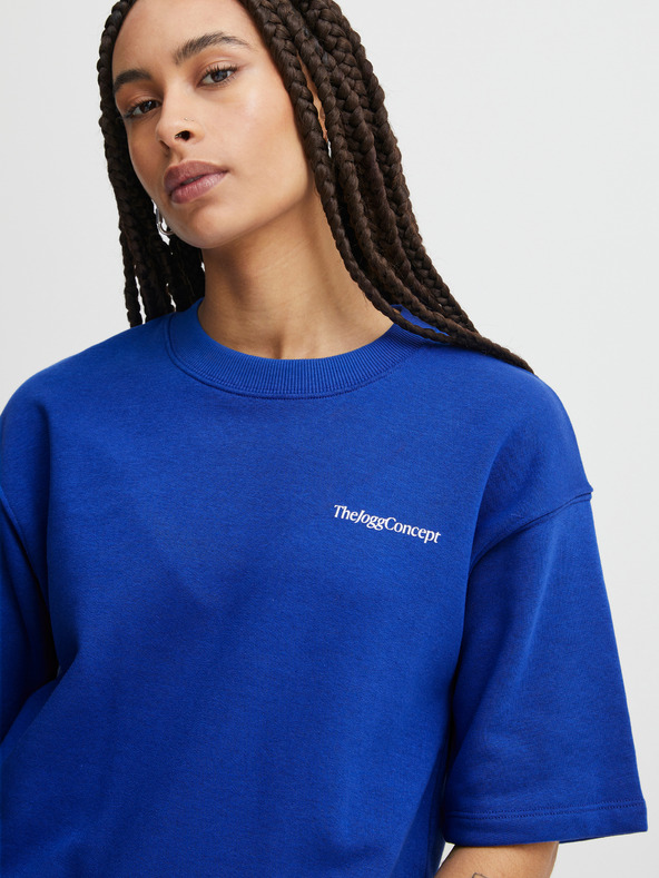 The Jogg Concept Modré dámské tričko The Jogg Concept