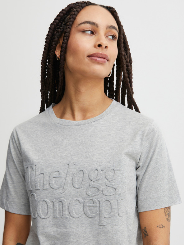 The Jogg Concept Šedé dámské tričko The Jogg Concept