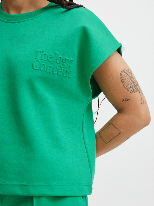 The Jogg Concept Zelené dámské tričko The Jogg Concept