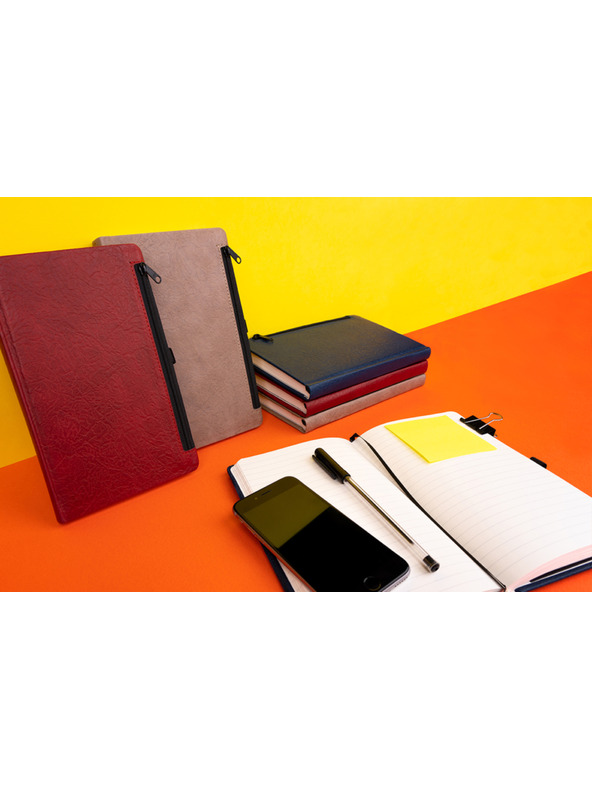 NOTIQUE NOTIQUE Notes Hardy modrý, linkovaný, 13 x 21 cm