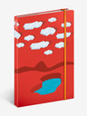 NOTIQUE NOTIQUE Notes Ice Surfers, linkovaný, 13 x 21 cm