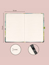 NOTIQUE NOTIQUE Notes Malba, linkovaný, 13 x 21 cm