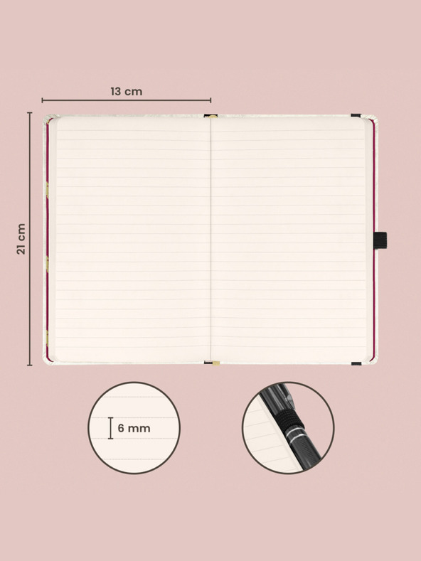 NOTIQUE NOTIQUE Notes Harry Potter, linkovaný, 13 x 21 cm