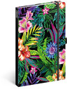 NOTIQUE NOTIQUE Notes Tropical, linkovaný, 13 x 21 cm