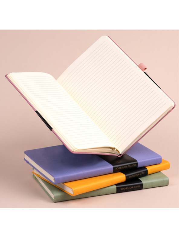 NOTIQUE NOTIQUE Notes Lila, linkovaný, 13 x 21 cm