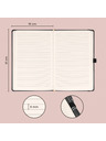 NOTIQUE NOTIQUE Notes Balacron, černý, linkovaný, 15 x 21 cm