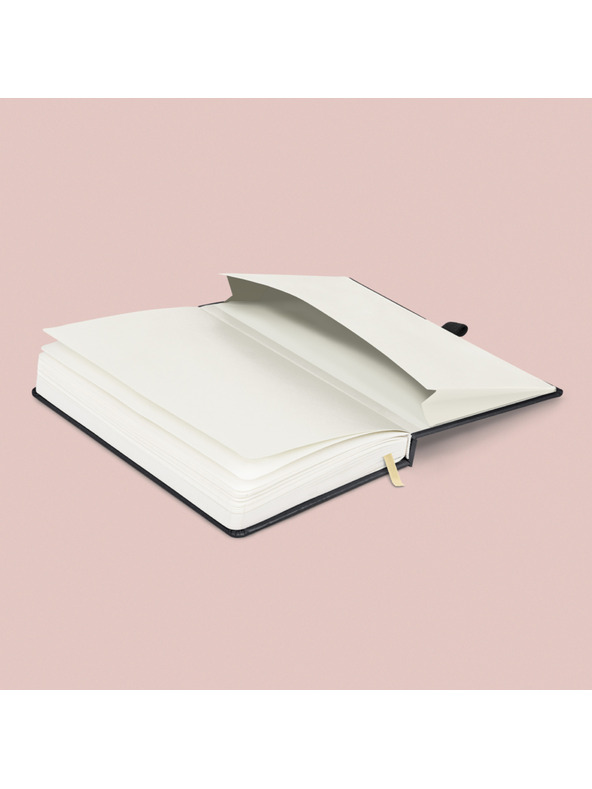 NOTIQUE NOTIQUE Notes Aprint, černý, tečkovaný, 15 x 21 cm