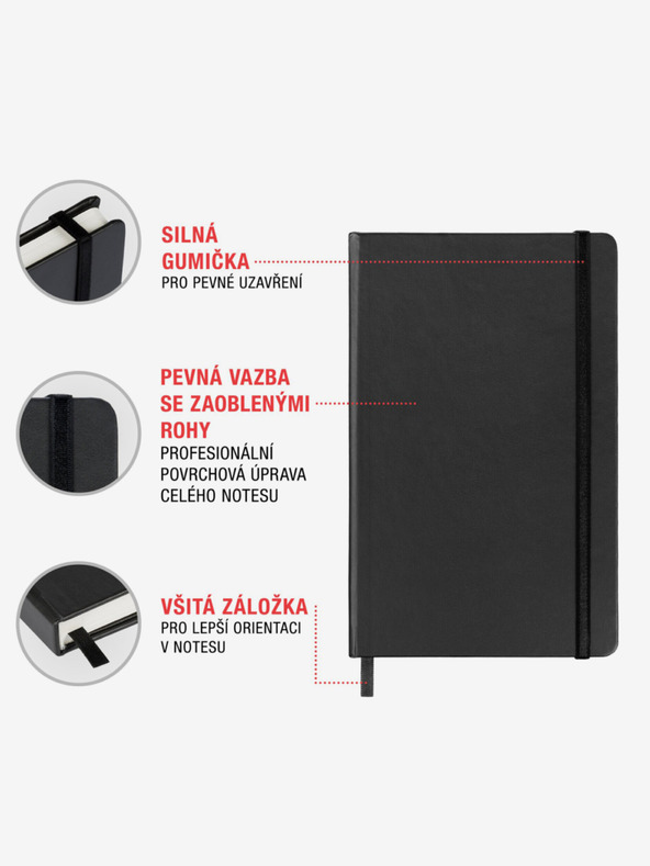 NOTIQUE NOTIQUE Notes Filip Hodas, linkovaný, 11 x 16 cm