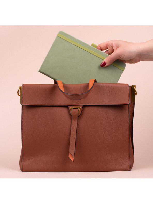 NOTIQUE NOTIQUE Notes Zelený, linkovaný, 13 x 21 cm