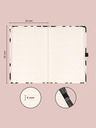 NOTIQUE NOTIQUE Notes Abstrakt linkovaný, 13 x 21 cm