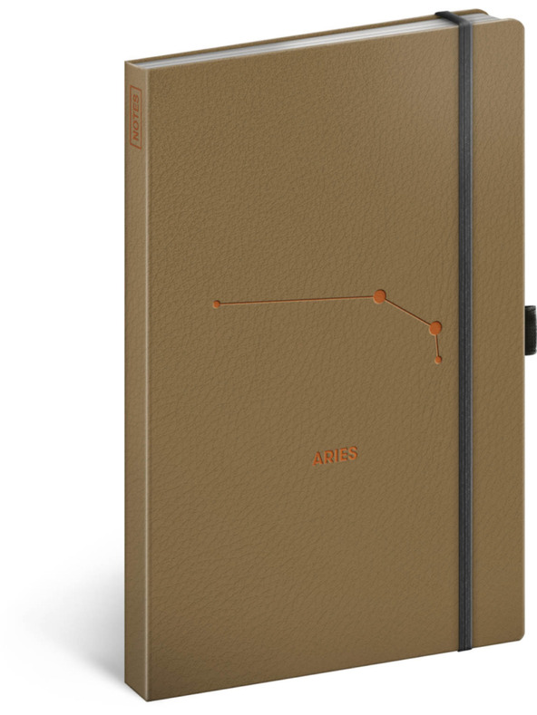 NOTIQUE NOTIQUE Notes Zvěrokruh Beran, linkovaný, 13 x 21 cm