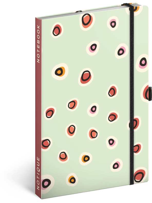 NOTIQUE NOTIQUE Notes Puntíky, linkovaný, 13 x 21 cm BAAGL