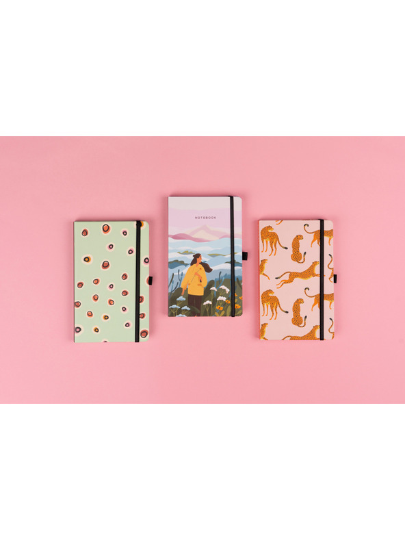 NOTIQUE NOTIQUE Notes Puntíky, linkovaný, 13 x 21 cm BAAGL