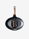 Berlingerhaus Pánev na ryby a steaky s mramorovým povrchem 35 cm Rosegold Metallic Line BERLINGERHAUS